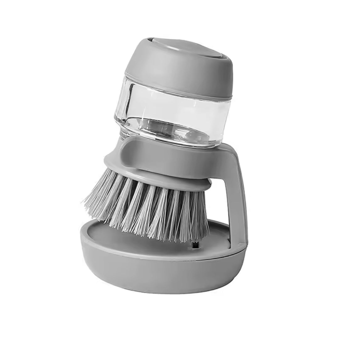 Soap Dispensing Dish Brush with Holder